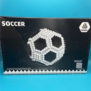 Soccer Ball Building Block Set, 437 Pieces, STEM Toy, Ages 16+*OPEN DAMAGED BOX*